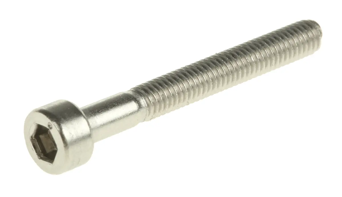 Produktfoto 1 von RS PRO Zylinderkopf Innensechskantschraube, Edelstahl A4, M3 x 0.5mm, 25mm