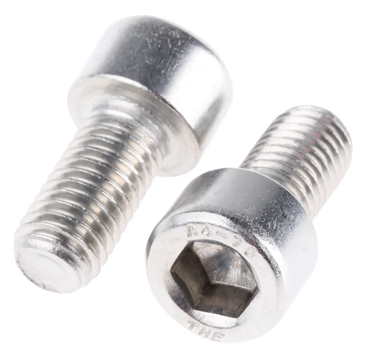 Produktfoto 1 von RS PRO Zylinderkopf Innensechskantschraube, Edelstahl A4, M10 x 1.5mm, 20mm