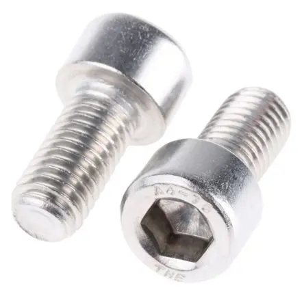 Produktfoto 1 von RS PRO Innensechskant Innensechskantschraube, Edelstahl glatt, M10, M10 20 mm