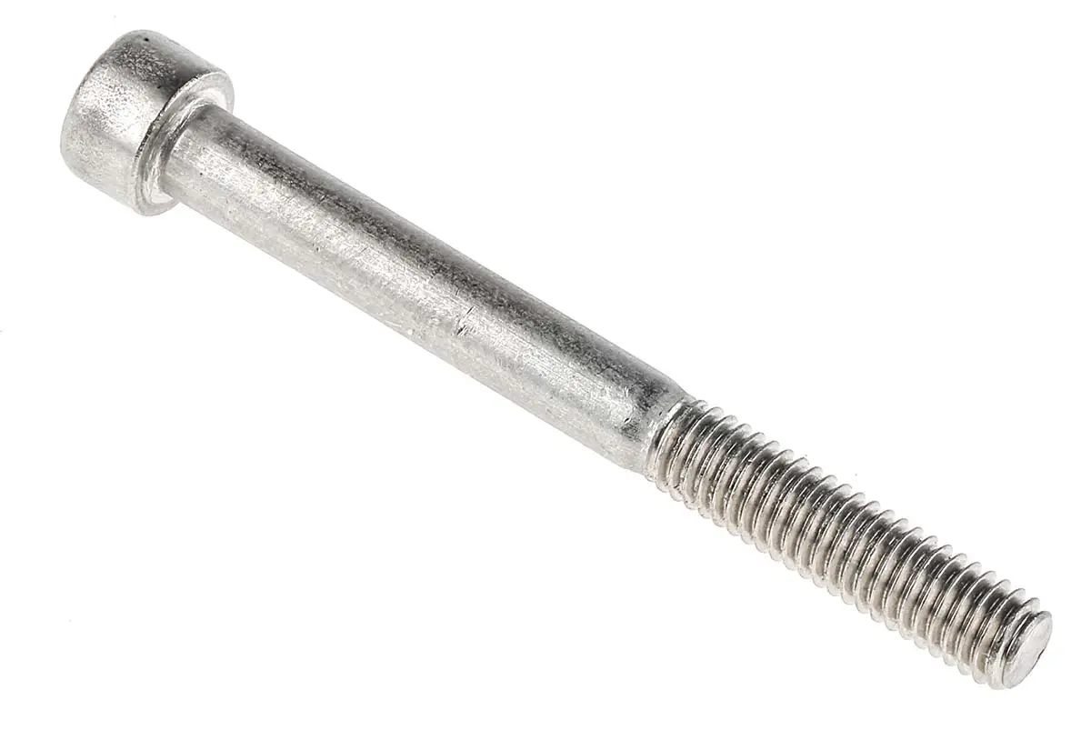 Produktfoto 1 von RS PRO Zylinderkopf Innensechskantschraube, Edelstahl A4, M6 x 1mm, 60mm