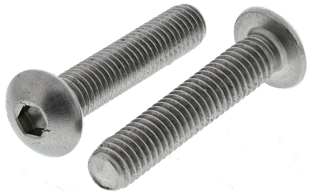 Produktfoto 1 von RS PRO Linsenkopf Innensechskantschraube, Edelstahl A4, M5 x 0.8mm, 25mm