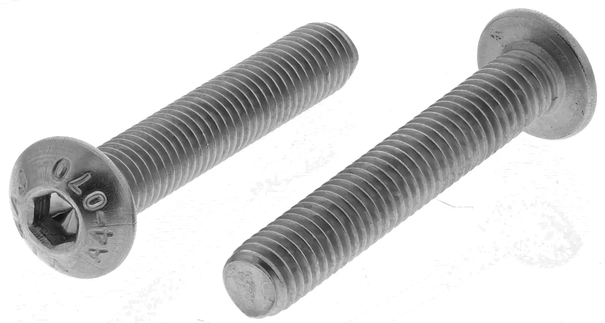 Produktfoto 1 von RS PRO Linsenkopf Innensechskantschraube, Edelstahl A4, M5 x 0.8mm, 30mm