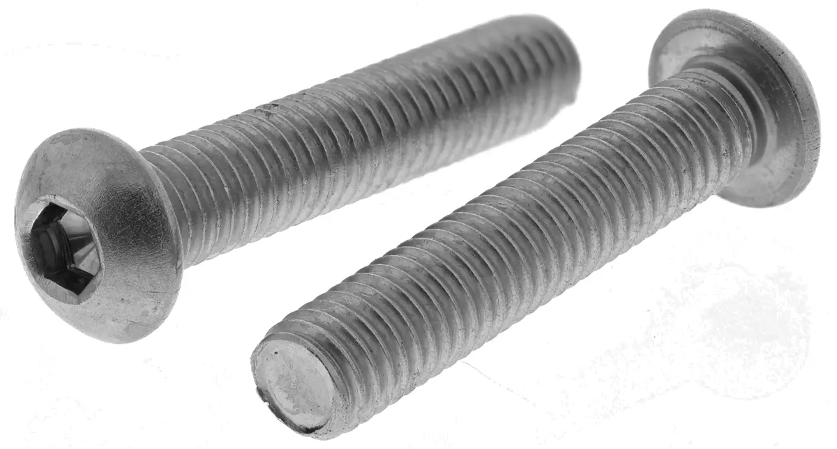 Produktfoto 1 von RS PRO Linsenkopf Innensechskantschraube, Edelstahl A4, M8 x 1.25mm, 40mm