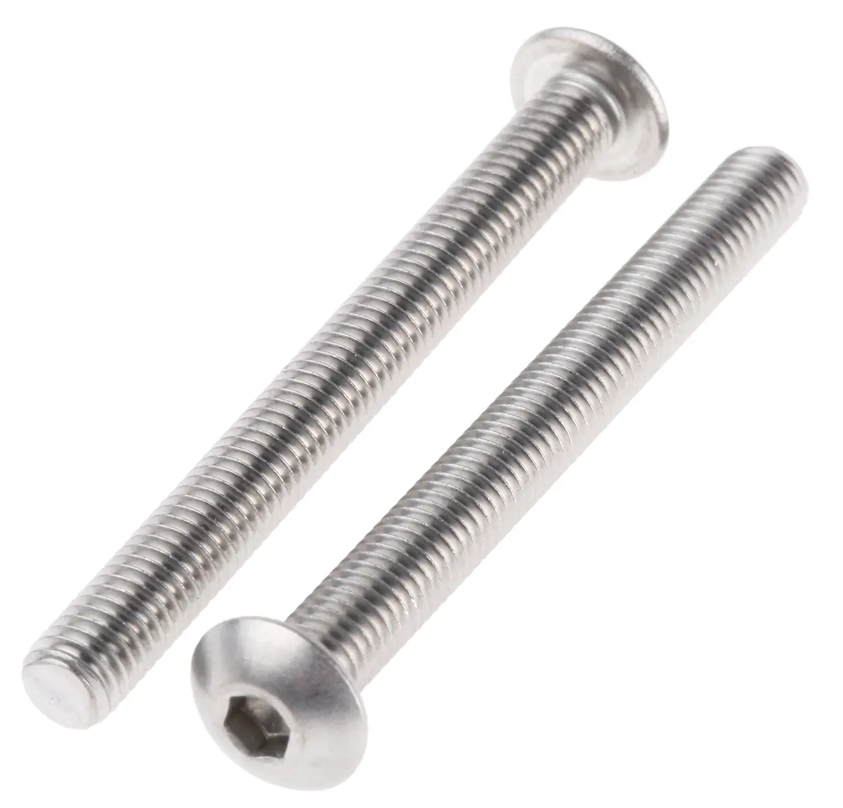 Produktfoto 1 von RS PRO Linsenkopf Innensechskantschraube, Edelstahl A4, M5 x 0.8mm, 50mm