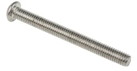 Produktfoto 1 von RS PRO Innensechskant Innensechskantschraube, Edelstahl Glanzzink, M6, M6 60 mm