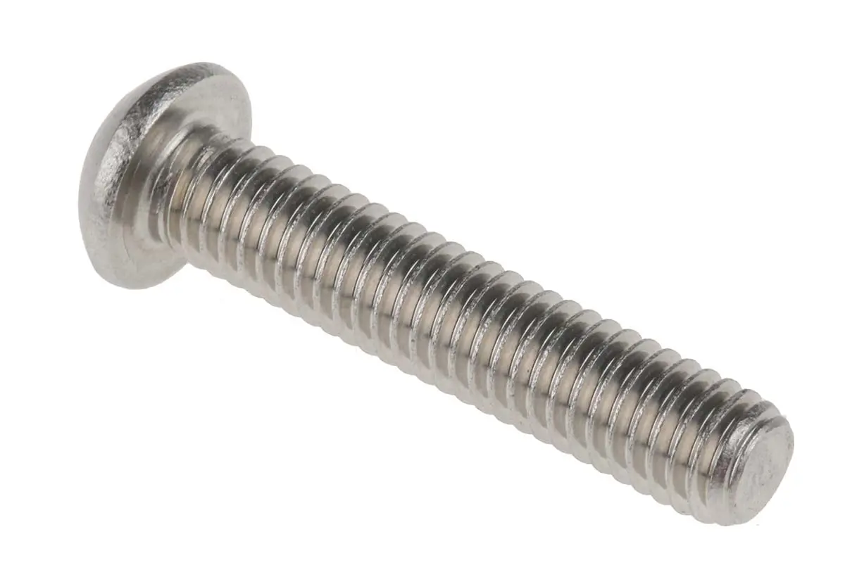 Produktfoto 1 von RS PRO Linsenkopf Innensechskantschraube, Edelstahl A4, M6 x 1mm, 30mm
