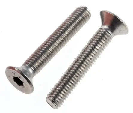 Produktfoto 1 von RS PRO Innensechskant Senkkopf Innensechskantschraube, Edelstahl glatt, M5, M5 30 mm