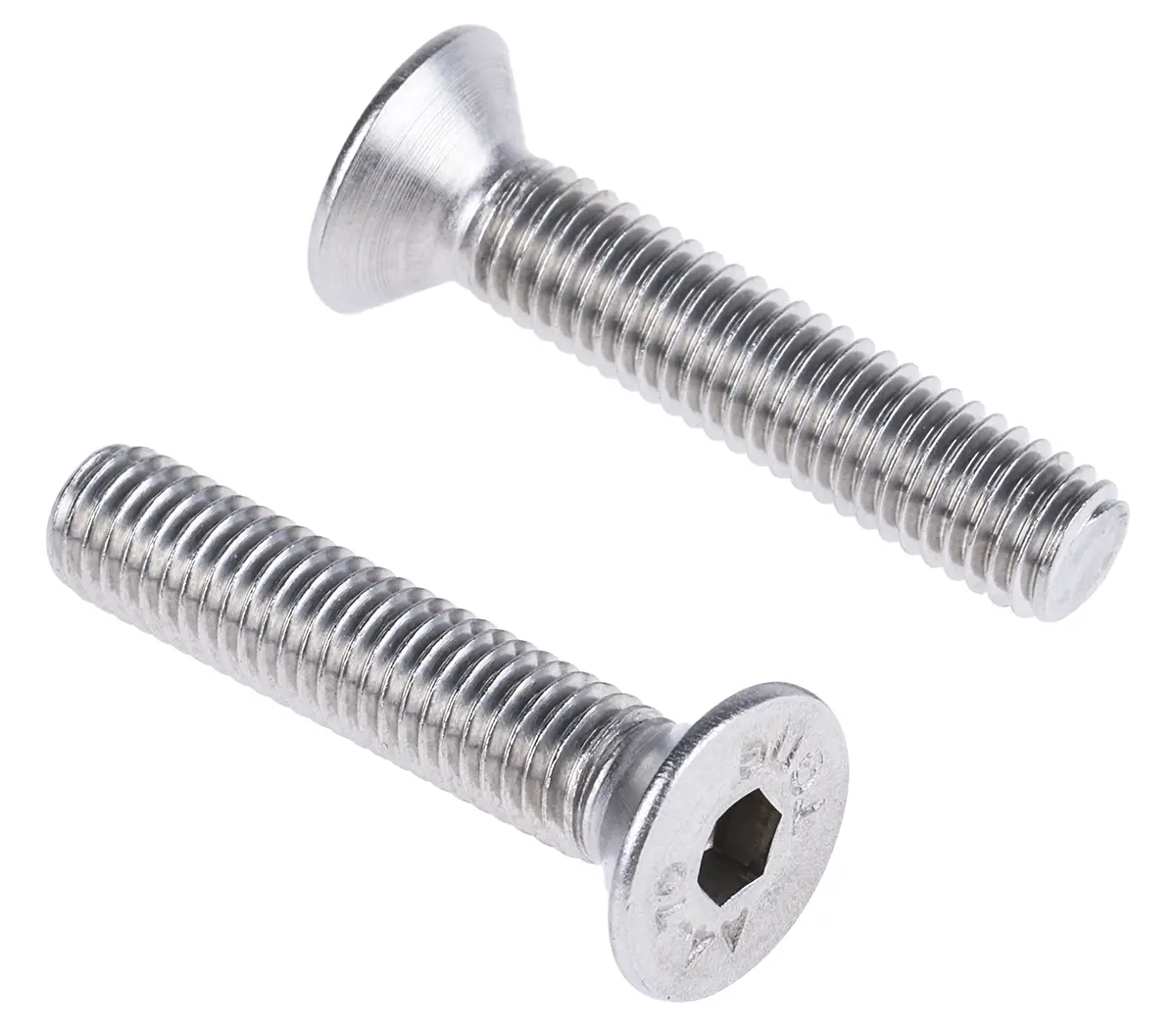 Produktfoto 1 von RS PRO Senkkopf Innensechskantschraube, Edelstahl A4, M8 x 1.25mm, 40mm