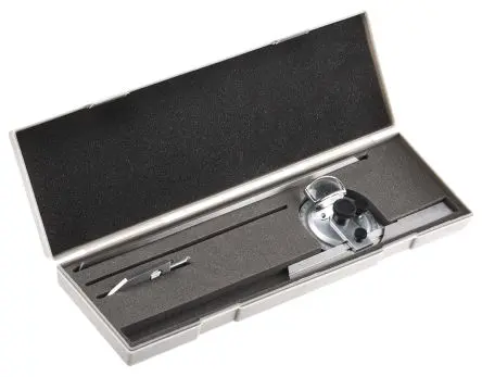 Produktfoto 1 von MikronTec Metrisch Winkelmesser 300 mm Schmiege, Edelstahl