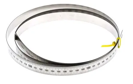Produktfoto 1 von MikronTec Edelstahl Lineal Metrisch Flexibel 2 m x 18mm