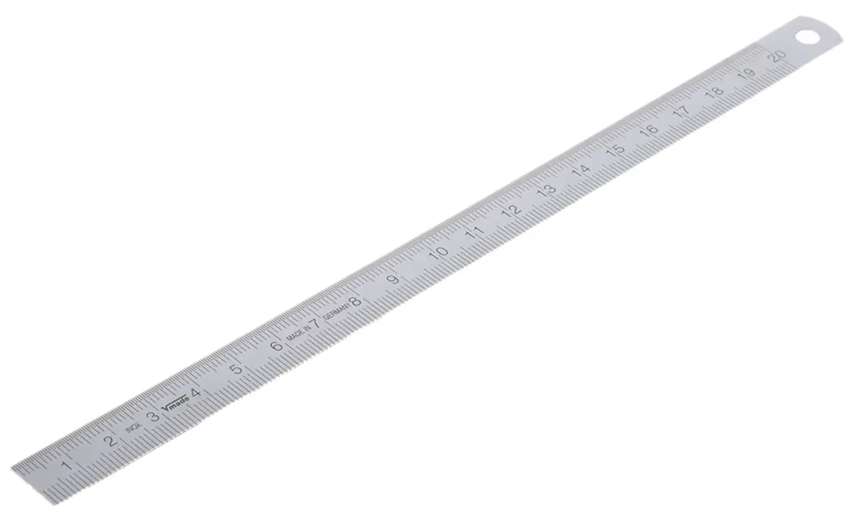 Produktfoto 1 von MikronTec Edelstahl Lineal Metrisch Flexibel 2 mm
