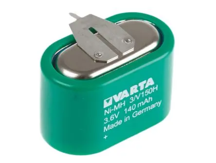 Produktfoto 1 von Varta NiMH Knopfzellen Akku 3.6 V / 150 mAh