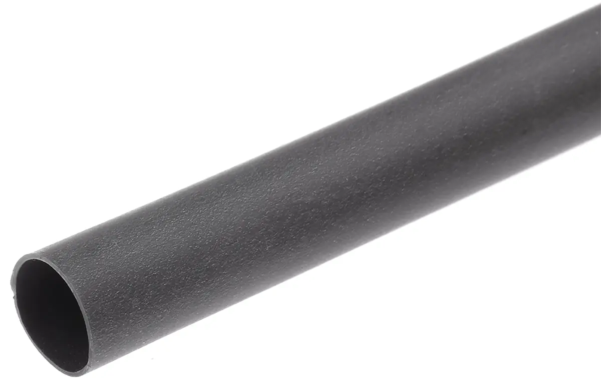 Produktfoto 1 von TE Connectivity ZH-100 Wärmeschrumpfschlauch, Polyolefin Schwarz, Ø 25.4 mm Schrumpfrate 2:1, Länge 1.2m