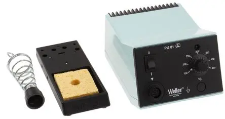 Produktfoto 1 von Weller WS 81 Lötstation, Typ G – Britisch 3-polig Löten 80 W / 230V, 1-Kanal Analog