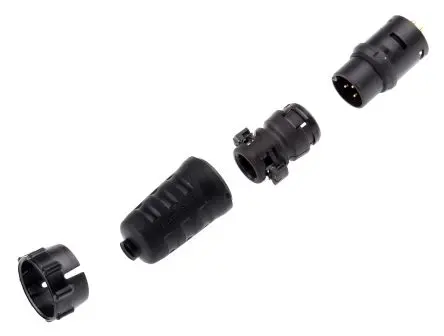 Produktfoto 1 von Switchcraft EN3 Standard Rundsteckverbinder Stecker 6-polig Stecker 7.5A Kabel, Kabel IP68, IP69K