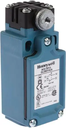 Produktfoto 1 von Honeywell GLD Endschalter, Verstellbarer Rollenhebel 1 Öffner/1 Schließer, IP66, Glasfaserverstärkter Kunststoff 240V ac