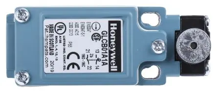 Produktfoto 1 von Honeywell GLC Endschalter, Rollenhebel 1 Öffner/1 Schließer, IP66, Zinkdruckguss 240V ac 6A