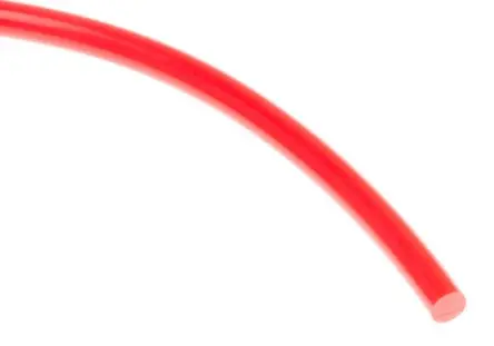 Produktfoto 1 von RS PRO Polyurethan Rundriemen Rot, ø 50 mm, Profil-Ø 5 mm, 4.9 kg, L. 5 m, Härte 90 Typ A