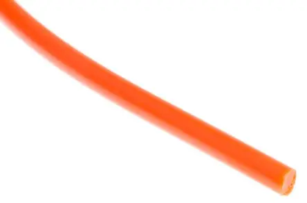 Produktfoto 1 von RS PRO Polyurethan Rundriemen Orange, ø 34 mm, Profil-Ø 5 mm, 1.09 kg, L. 5 m, Härte 83 Typ A