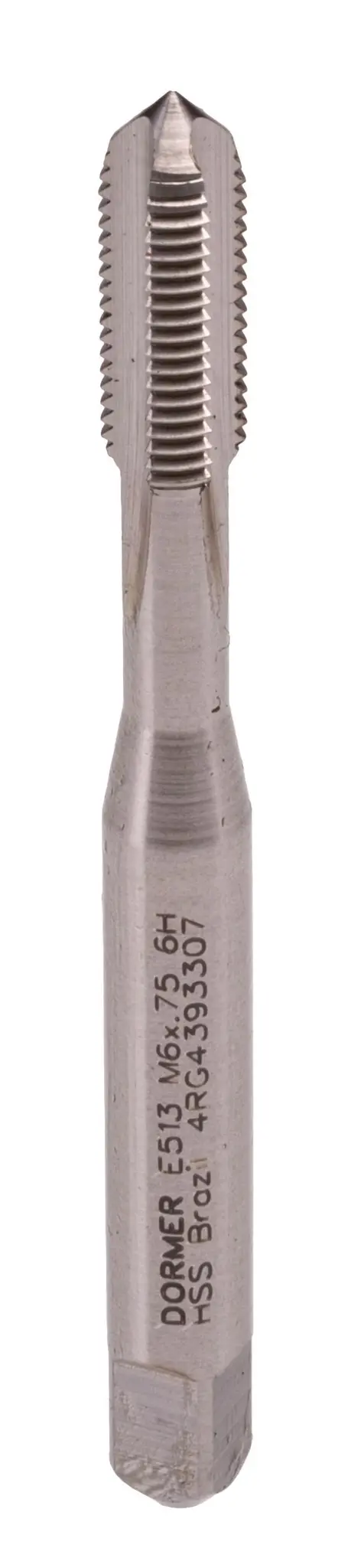 Produktfoto 1 von Dormer Gewindebohrer HSS Maschinen, Metrisch Fein Gerade Nut, Rechtsgewinde, 1-teilig M6
