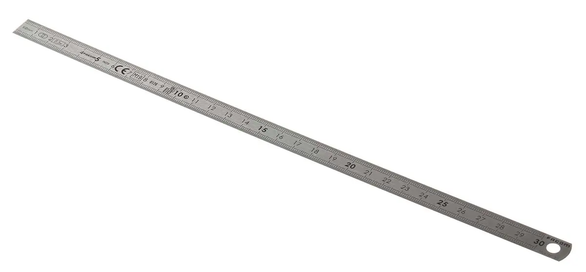 Produktfoto 1 von Facom Edelstahl Lineal Metrisch Flexibel 300 mm x 13 mm