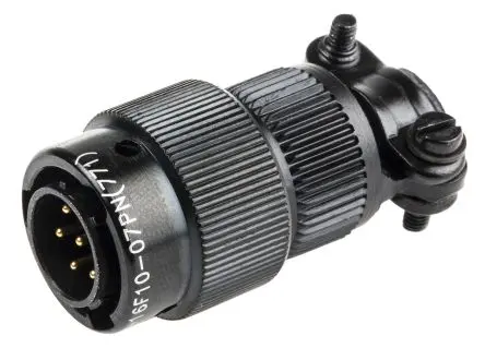 Produktfoto 1 von Amphenol Limited, 62LC Kupfer MIL-Spec Rundsteckverbinder Gerade, 7-polig, 700.0V, Kabel, Gehäuse 10 Stecker Stecker