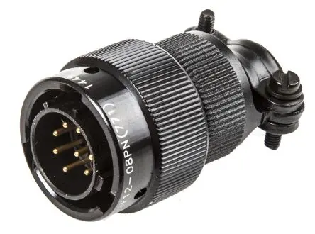 Produktfoto 1 von Amphenol Limited, 62LC Kupfer MIL-Spec Rundsteckverbinder Gerade, 8-polig, 700.0V, Kabel, Gehäuse 12 Stecker Stecker