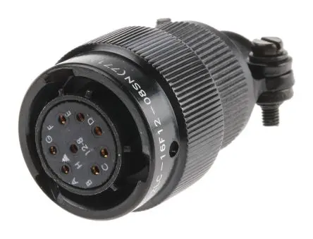 Produktfoto 1 von Amphenol Limited, 62LC Kupfer MIL-Spec Rundsteckverbinder Gerade, 8-polig, 700.0V, Kabel, Gehäuse 12 Stecker Buchse