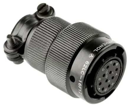 Produktfoto 1 von Amphenol Limited, 62LC Kupfer MIL-Spec Rundsteckverbinder Gerade, 10-polig, 700.0V, Kabel, Gehäuse 12 Stecker Buchse