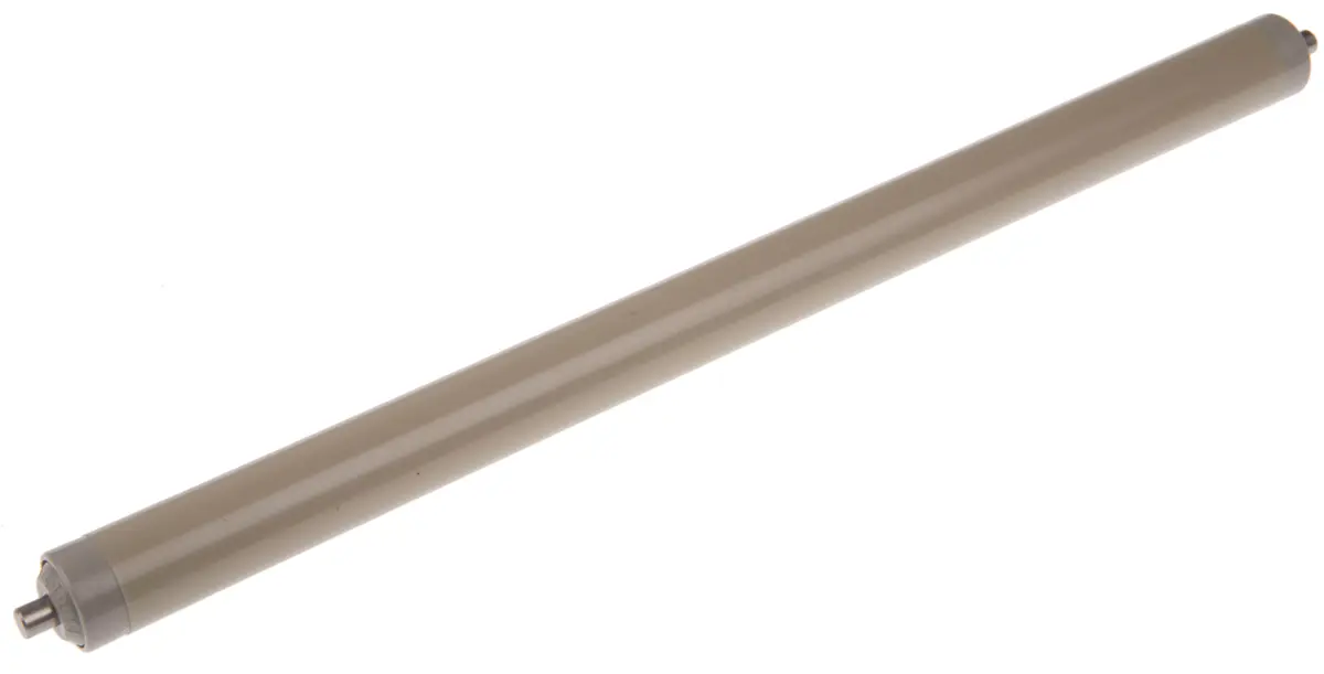 Produktfoto 1 von Interroll Kunststoff, Rund Transportrolle Ø 20 mm x 100 mm, Federbelastet Spindel 6 mm, Edelstahl 117 mm