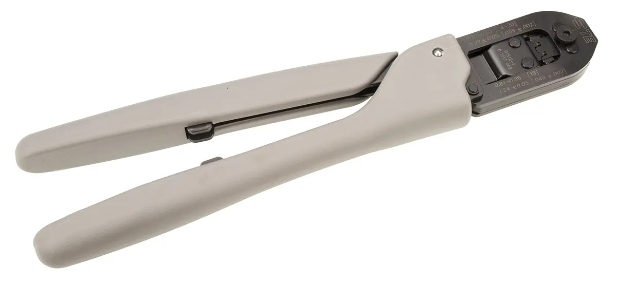 Produktfoto 1 von TE Connectivity CERTI-CRIMP II Hand Crimpzange, 0.2 → 0.8mm² / 24 → 18AWG für Kommerzielle MATE-N-LOK