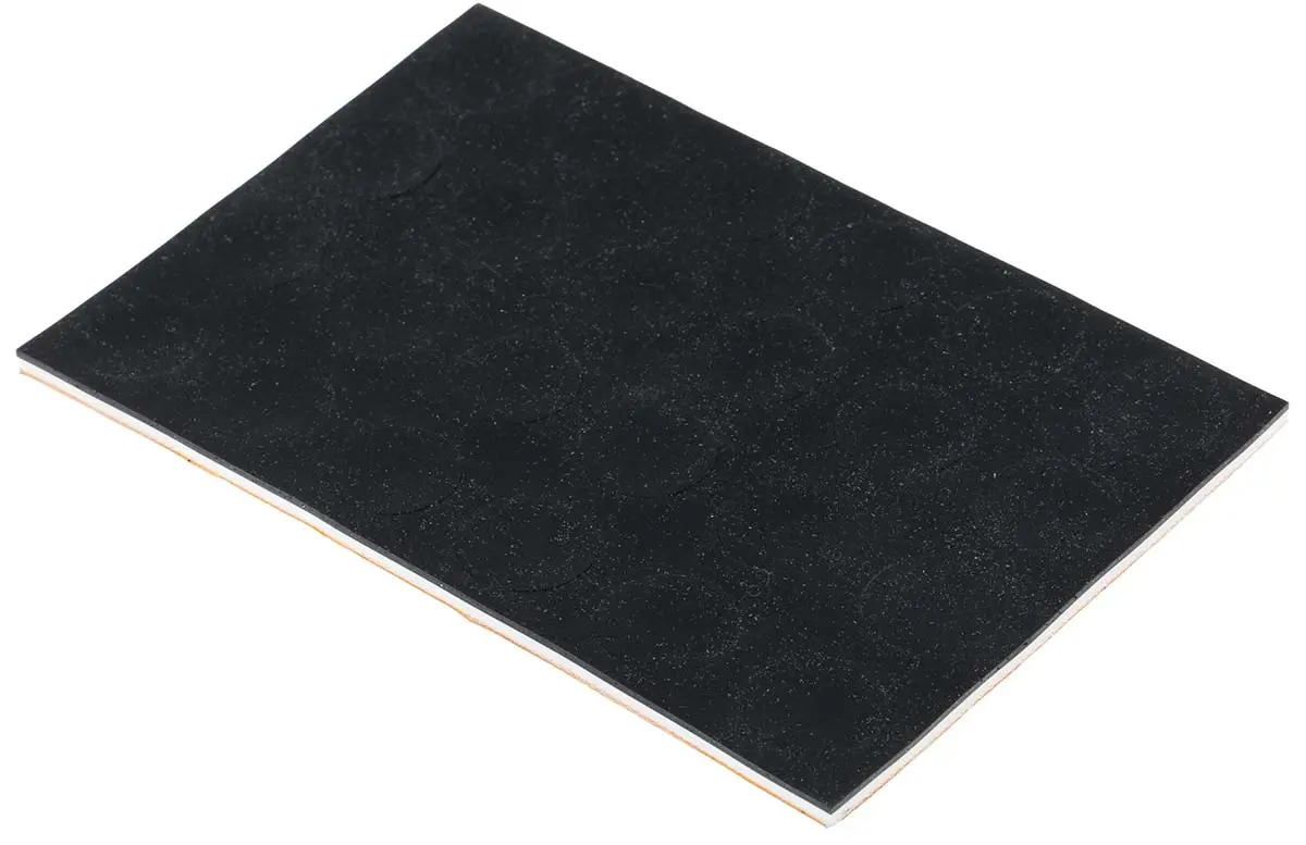 Produktfoto 1 von RS PRO Antirutsch-Polster, Rund, 3 mm, ø 16 mm, Polymer, 50 °C max.