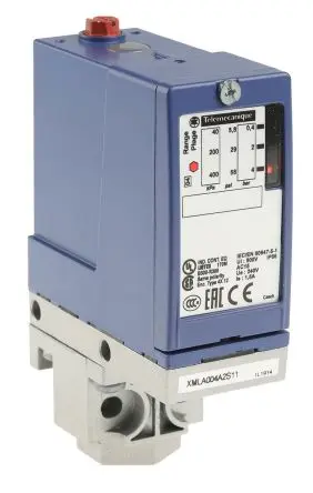 Produktfoto 1 von Telemecanique Sensors XMLA Differenzial Drucksensor 0.4 bar, Relais 4 bar