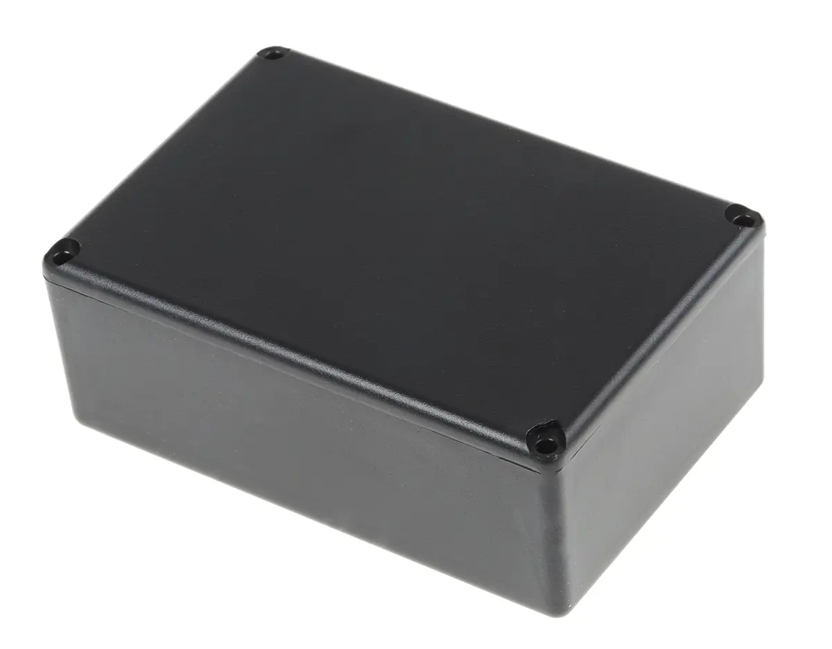 Produktfoto 1 von CAMDENBOSS ABS Vergussmassenbox Deckel, Schwarz, 74 mm 28 mm, 50 mm, Wandstärke 1.8 mm, IP30, IP40, -10 °C min., 60 °C