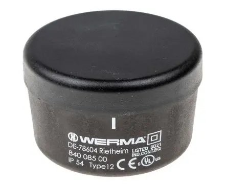 Produktfoto 1 von Werma 840 Anschlusseinheit 230V ac Wechselstrom/Gleichstrom IP54, 70 mm x 30.5 mm