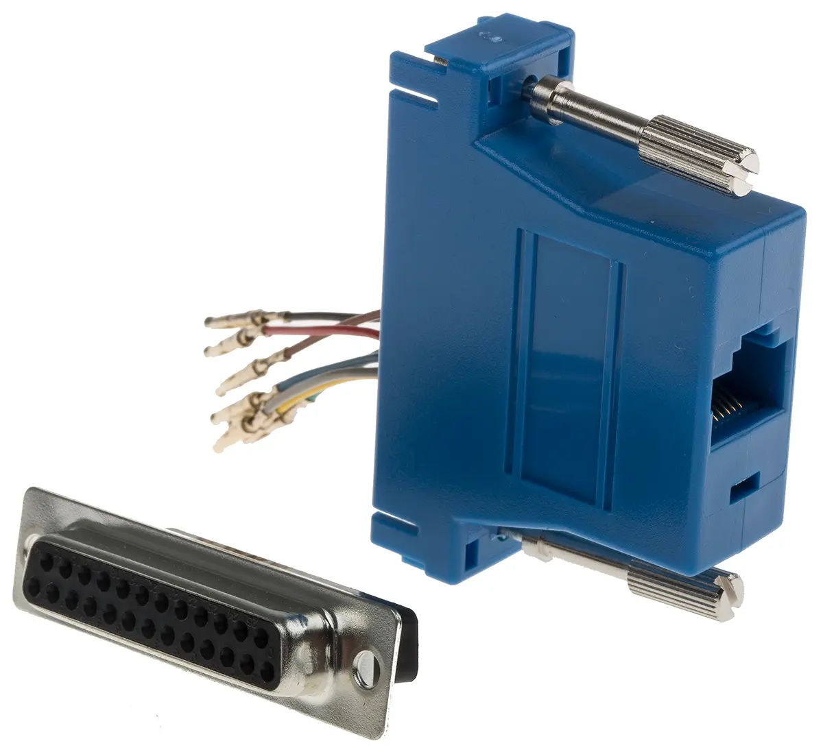 Produktfoto 1 von RS PRO Sub-D Adapter 25-Wege D-Sub Buchse Buchse RJ45 Buchse Buchse