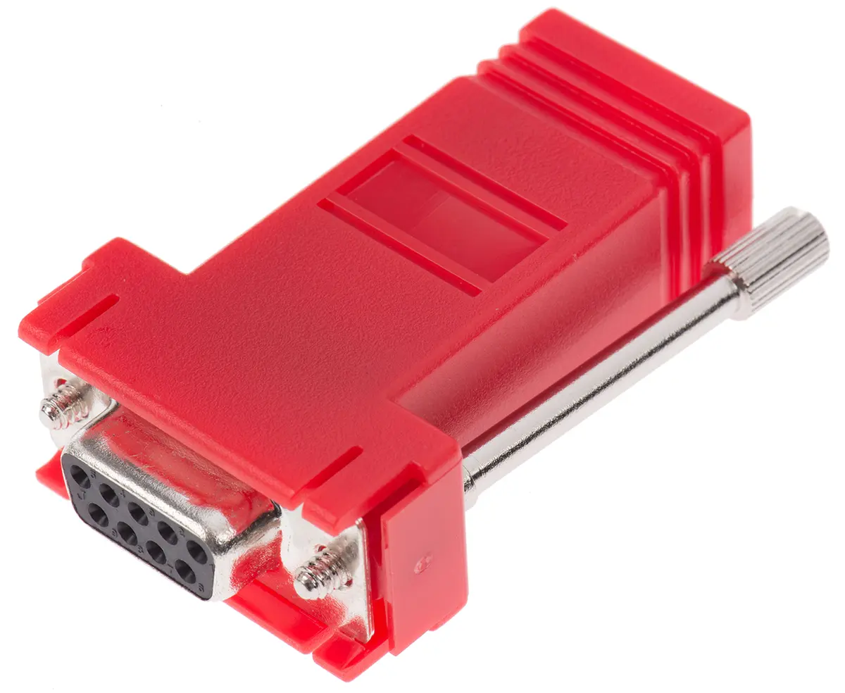 Produktfoto 1 von RS PRO Sub-D Adapter 9-Wege D-Sub Buchse Buchse RJ45 Buchse Buchse