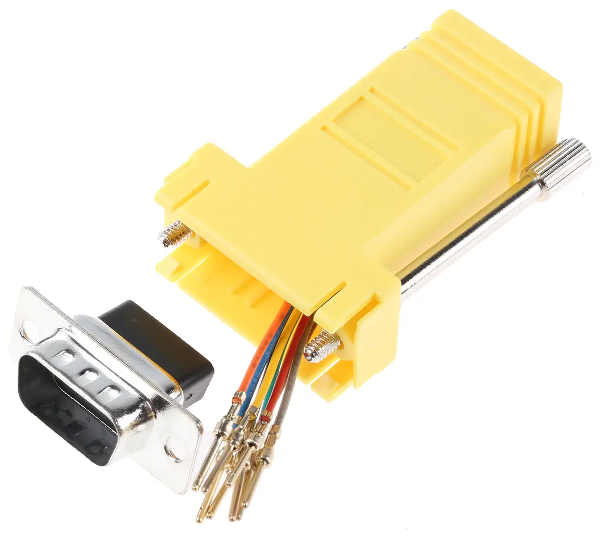 RS PRO Sub-D Adapter 9-Wege D-Sub Stecker Stecker RJ45 Buchse Buchse