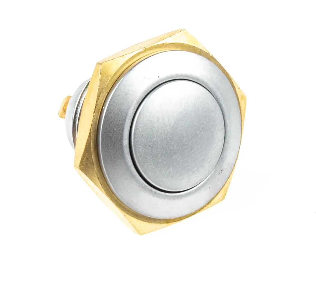 Produktfoto 1 von ITW 57 Miniaturdruckschalter lichtdurchlässig Tastend Panel Ø 16.1 mm, SPST / 400mA 50 V dc 125 V ac, IP67