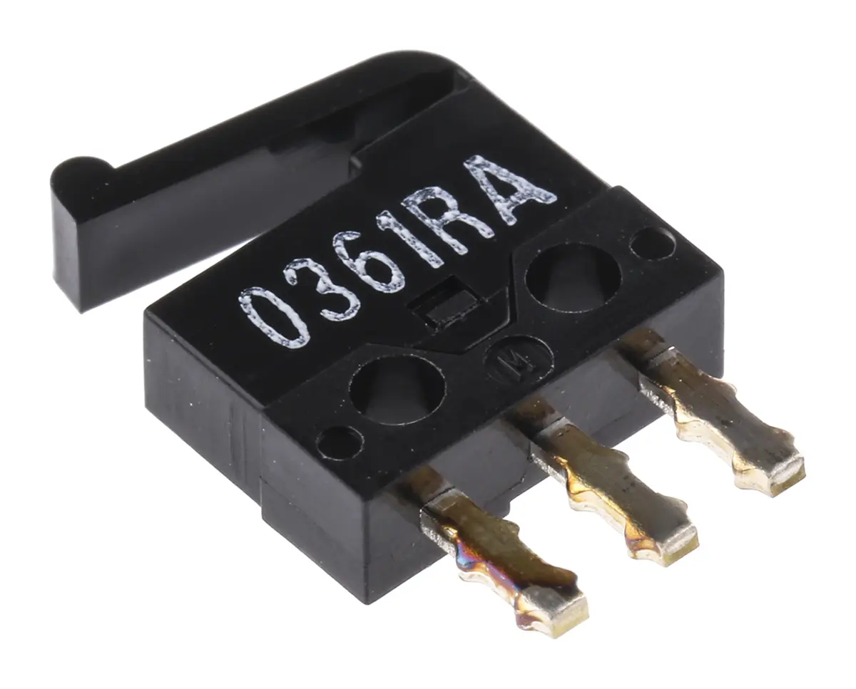Produktfoto 1 von Omron Mikroschalter Hebel-Betätiger Lot, 1-poliger Umschalter, 30 V dc, 0.5A IP40 0.59N -15 °C - 70 °C