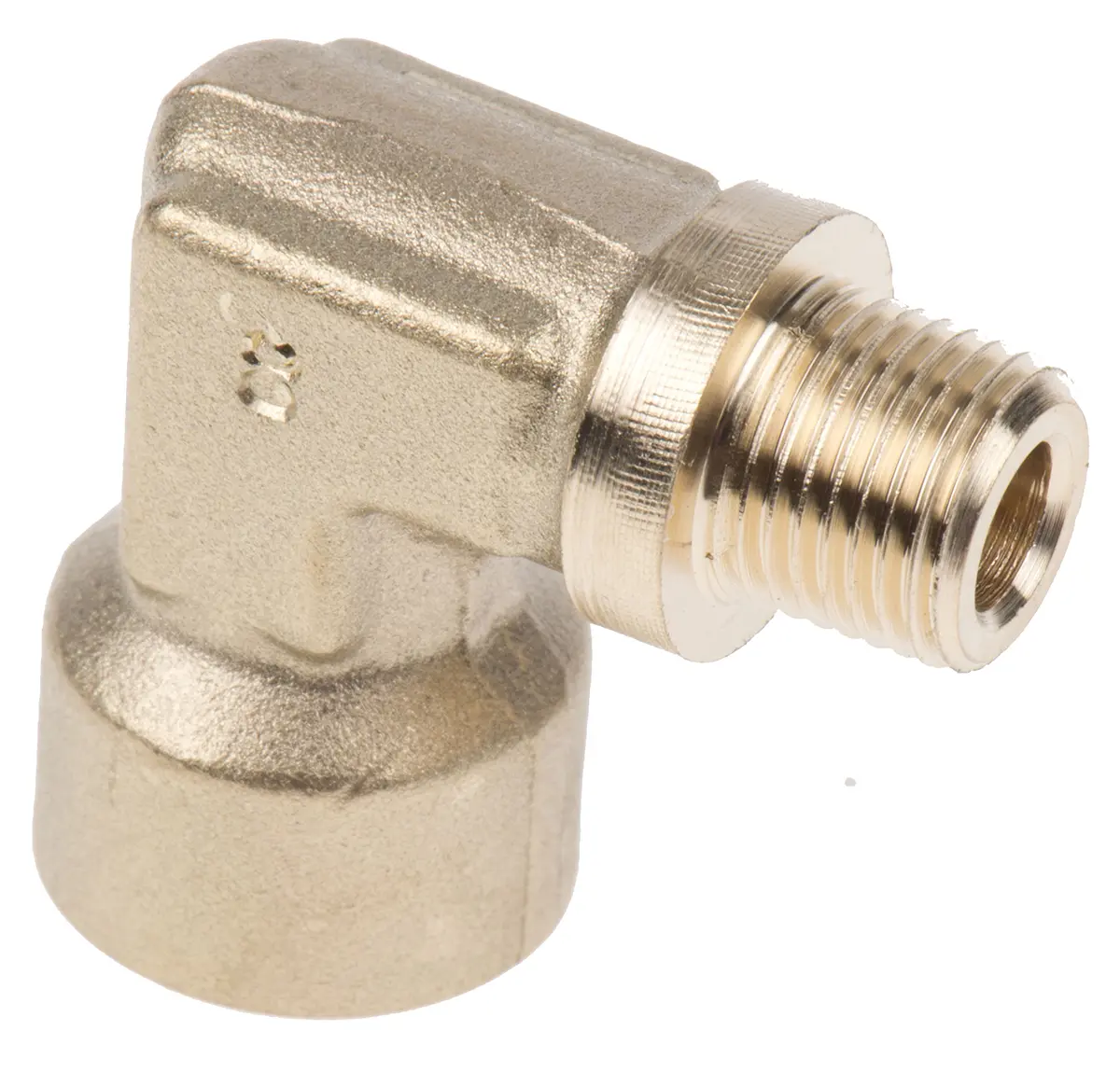 Produktfoto 1 von Legris Pneumatik-Fitting Messing-Rohrfitting Winkelstück 90° Mit Gewinde Mit Gewinde 3.18 mm Stecker Buchse Messing 3.18