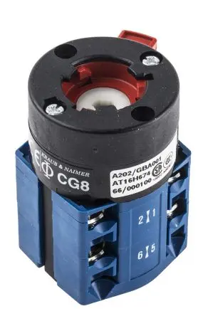 Produktfoto 1 von Kraus & Naimer CG Nockenschalter 20 A, 2-Stufen Schraube, 60 °-Wurfwinkel