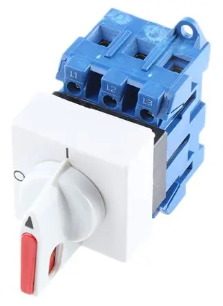 Produktfoto 1 von Kraus & Naimer KG Trennschalter 3-polig Oberfläche 25A 5.5 W Weiß IP65 3-phasig