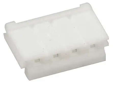Produktfoto 1 von JST EH Buchse Steckverbindergehäuse 2.5 mm, 4-polig / 1-reihig Gerade, Kabel für Trennbarer Crimpsteckverbinder