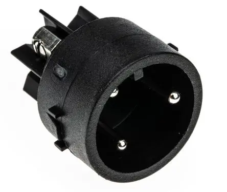 Produktfoto 1 von Bulgin Steckverbindereinsatz Stecker Größe 26 mm für Mini Buccaneer-Steckverbinder, Schraubbefestigung