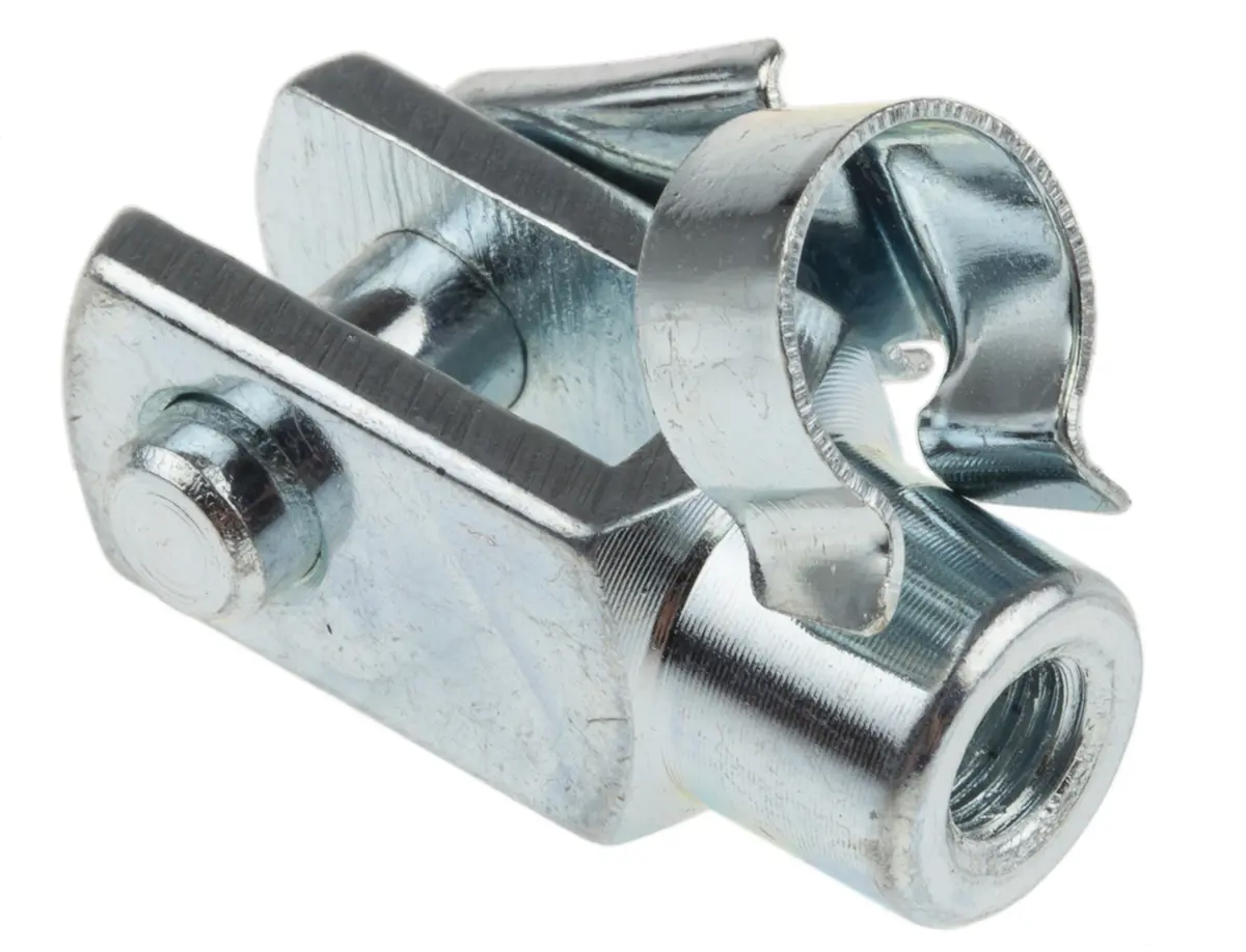 Produktfoto 1 von RS PRO Gabelkopf Stahl M5 x 0,8 Typ Gabelkopf, 26 mm x 10 mm