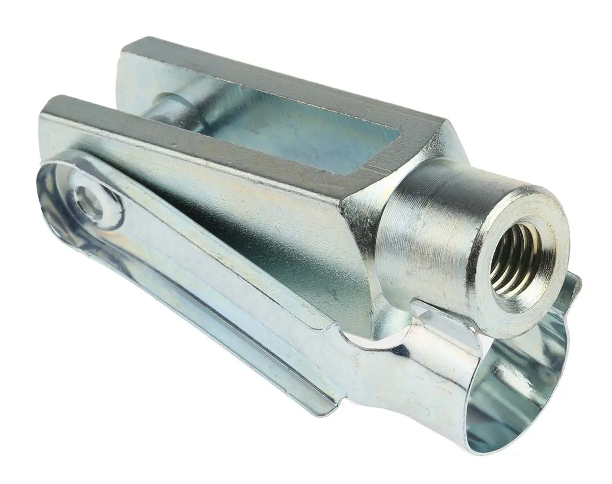 Produktfoto 1 von RS PRO Gabelkopf Stahl M10 x 1.5 Typ Gabelkopf, 72 mm x 20 mm