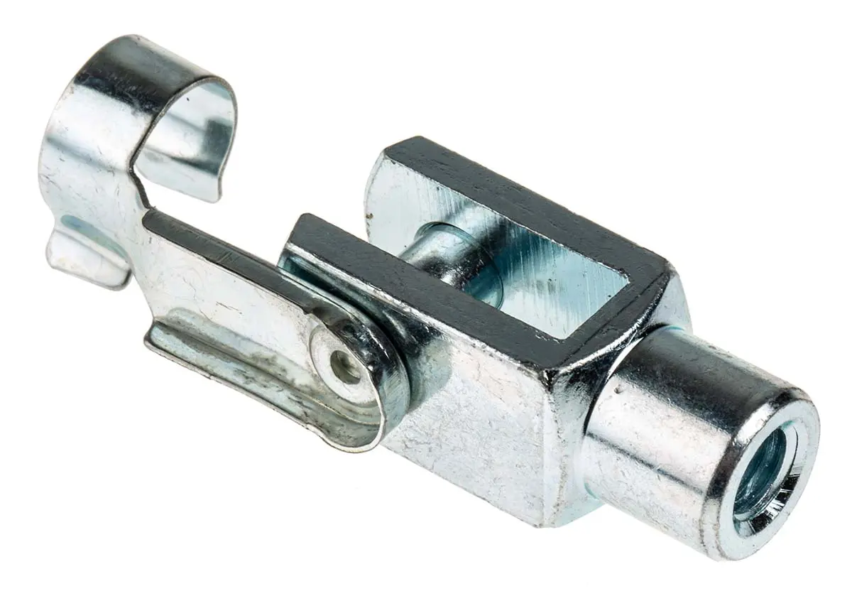 Produktfoto 1 von RS PRO Gabelkopf Stahl M8 x 1,25 Typ Gabelkopf, 42 mm x 16 mm