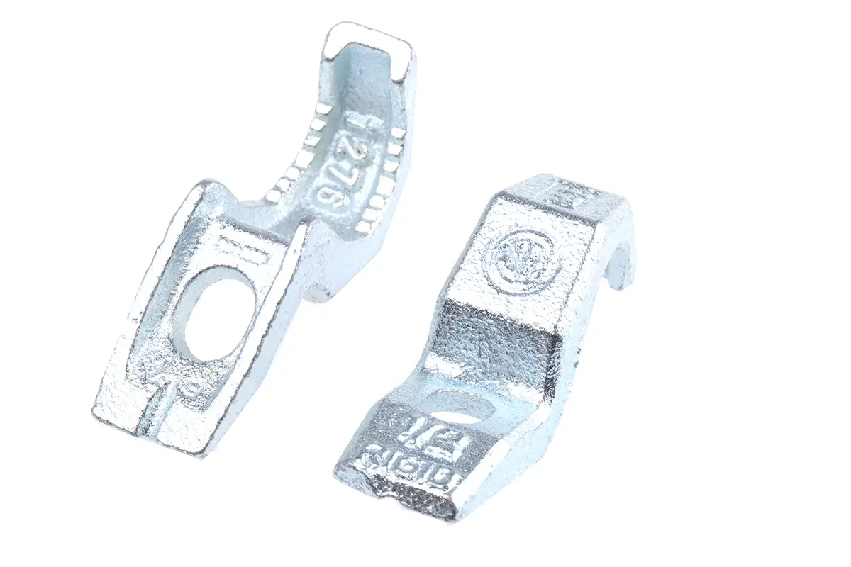 Produktfoto 1 von Thomas & Betts Temperguss Kabelrohr Befestigung Kabelrohrhalterung 20 mm Natur Galvanisiert-Finish