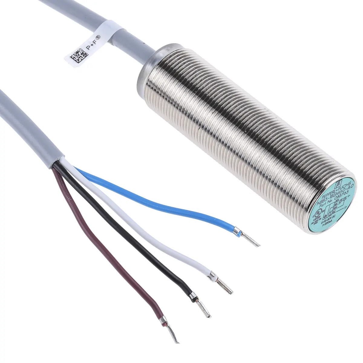 Pepperl + Fuchs M18 Näherungssensor Induktiv, Gewinderohr 5 mm NPN 10 → 30 V dc / 200 mA NO+NC, IP67